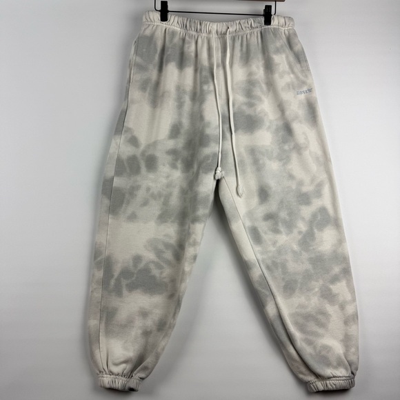 Levi’s Women’s 1X Tie-Dye Sweatpants Joggers – Gray/White Loungewear - Picture 1 of 8